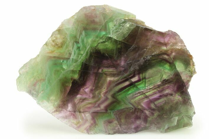 Colorful, Polished Fluorite Slab - China #284299